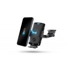 Xblitz G650 PRO fekete automata, univerzális autós tartó vezeték nélküli (QI) töltéssel, szellőzőre, műszerfalra, 10W