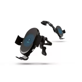   Xblitz G750 PRO fekete automata, univerzális autós tartó vezeték nélküli (QI) töltéssel, szellőzőre, műszerfalra, 10W