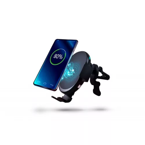 Xblitz G750 PRO fekete automata, univerzális autós tartó vezeték nélküli (QI) töltéssel, szellőzőre, műszerfalra, 10W