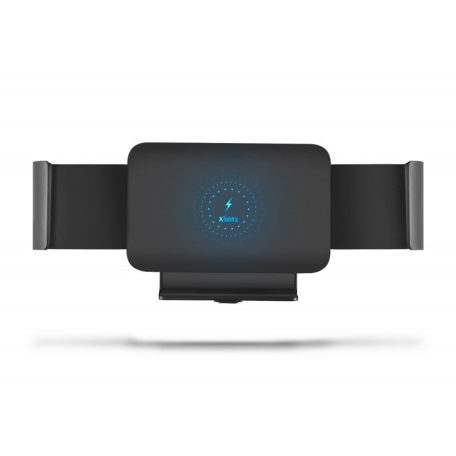 Xblitz G950 PRO fekete automata, univerzális autós tartó vezeték nélküli (QI) töltéssel, szellőzőre, műszerfalra, 10W