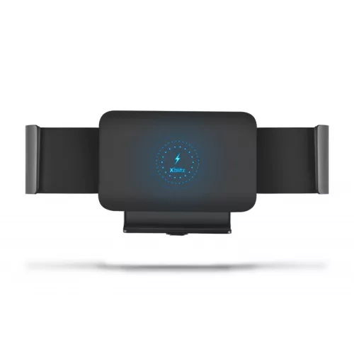 Xblitz G950 PRO fekete automata, univerzális autós tartó vezeték nélküli (QI) töltéssel, szellőzőre, műszerfalra, 10W