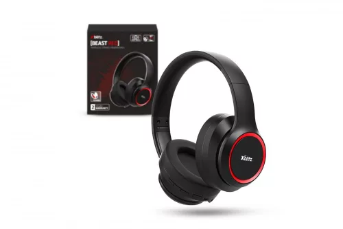 Xblitz BEAST RED bluetooth V4.2 fejhallgató mikrofonnal