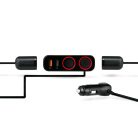 Xblitz R1 12/24V autós szivargyújtó elosztó gyorstöltéssel + 2X USB(Quickcharge 3.0, 2.4A)