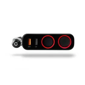   Xblitz R1 12/24V autós szivargyújtó elosztó gyorstöltéssel + 2X USB(Quickcharge 3.0, 2.4A)