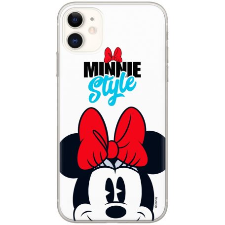 Disney szilikon tok - Minnie 027 Apple iPhone XR (6.1) fehér (DPCMIN32201)