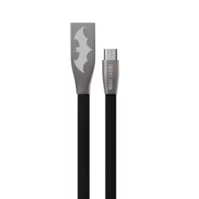   USB kábel DC - Batman 001 USB - micro USB adatkábel 1m fekete