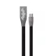 USB kábel DC - Batman 001 USB - micro USB adatkábel 1m fekete