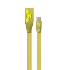   USB kábel DC - Wonder Woman 001 USB - Type-C adatkábel 1m arany