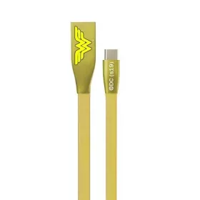   USB kábel DC - Wonder Woman 001 USB - Type-C adatkábel 1m arany