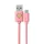 USB kábel DC - Superman 002 USB - micro USB adatkábel 1m pink