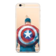   Marvel szilikon tok - Amerika Kapitány 002 Apple iPhone 6 / 6S (4.7) átlátszó (MPCCAPAM419)