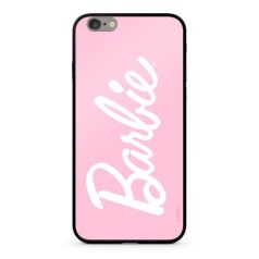   Barbie prémium szilikon tok edzett üveg hátlappal - Barbie 020 Apple iPhone 7 / 8 / SE2 / SE3 (4.7) pink (MTPCBARBIE7503)