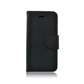   Fancy Huawei P Smart Z / Y9 Prime (2019) / Honor 9X oldalra nyíló mágneses könyv tok szilikon belsővel fekete