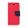 Fancy Apple iPhone 11 Pro Max (6.5) 2019 oldalra nyíló mágneses könyv tok szilikon belsővel piros - kék