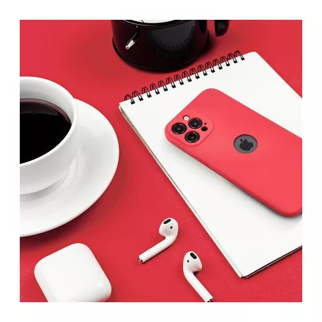 Forcell Soft tok - Apple iPhone 12 Mini 2020 (5.4) piros MATT szilikon tok