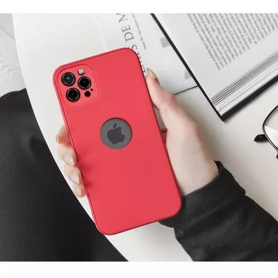 Forcell Soft tok - Apple iPhone 12 Pro Max 2020 (6.7) piros MATT szilikon tok