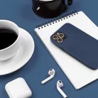 Forcell Soft tok - Apple iPhone 12 Pro Max 2020 (6.7) kék MATT szilikon tok