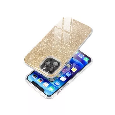 Forcell Shining tok - Samsung A525 / A526 / A528 Galaxy A52 4G / 5G / A52s (2020) arany csillogó tok