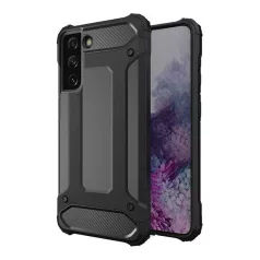   Armor Case Samsung G990 Galaxy S21 (2021) ütésálló szilikon/műanyag tok fekete
