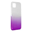 Forcell Shining tok - Samsung A226 Galaxy A22 5G ezüst - lila csillogó tok