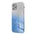 Forcell Shining tok - Samsung A226 Galaxy A22 5G ezüst - kék csillogó tok