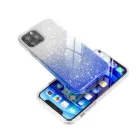 Forcell Shining tok - Samsung A226 Galaxy A22 5G ezüst - kék csillogó tok