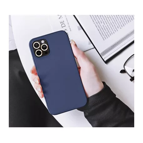 Forcell Soft tok - Apple iPhone 13 (6.1) kék MATT szilikon tok