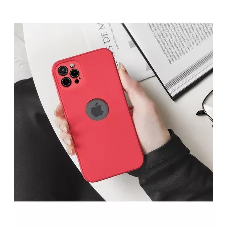 Forcell Soft tok - Apple iPhone 13 Pro Max (6.7) piros MATT szilikon tok