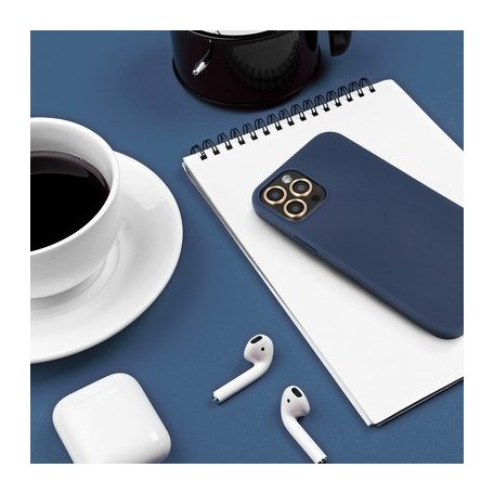 Forcell Soft tok - Apple iPhone 13 Pro (6.1) kék MATT szilikon tok