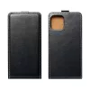Slim Flexi Fresh flip tok -  Samsung A037F Galaxy A03s (2021) lefelé nyíló mágneses könyv tok szilikon belsővel fekete