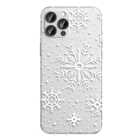 Forcell Winter - Samsung A525 / A526 / A528 Galaxy A52 4G / 5G / A52s (2020) vékony szilikon tok (snowstorm)