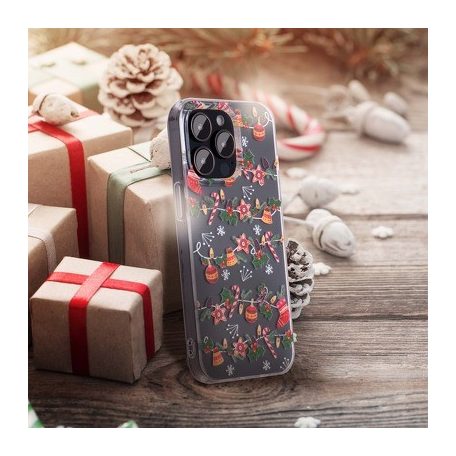 Forcell Winter - Samsung A525 / A526 / A528 Galaxy A52 4G / 5G / A52s (2020) vékony szilikon tok (christmas chain)