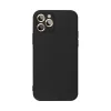 Forcell Silicone tok - Samsung S918 Galaxy S23 Ultra (2023) fekete szilikon tok