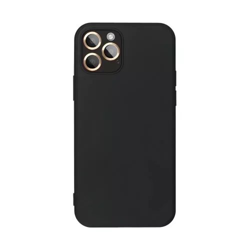 Forcell Silicone tok - Samsung S918 Galaxy S23 Ultra (2023) fekete szilikon tok