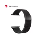 Forcell F-DESIGN Apple Watch 42mm/ 44mm/ 45mm/ 49mm fém óraszíj kék