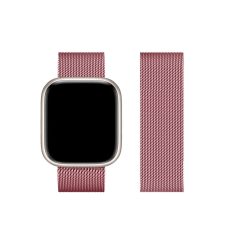   Forcell F-DESIGN Apple Watch 42mm/ 44mm/ 45mm/ 49mm fém óraszíj rozéarany