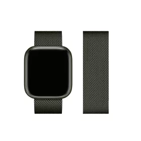   Forcell F-DESIGN Apple Watch 42mm/ 44mm/ 45mm/ 49mm fém óraszíj zöld