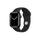 Forcell F-DESIGN Apple Watch 42mm/ 44mm/ 45mm/ 49mm szilikon óraszíj fekete