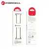 Forcell F-DESIGN Apple Watch 42mm/ 44mm/ 45mm/ 49mm szilikon óraszíj fehér