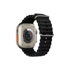   Forcell F-DESIGN Apple Watch 38mm/ 40mm/ 41mm szilikon óraszíj fekete