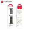 Forcell F-DESIGN Apple Watch 42mm/ 44mm/ 45mm/ 49mm fém óraszíj fekete