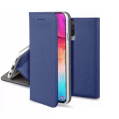   Smart magnet Honor X7b oldalra nyíló mágneses könyv tok szilikon belsővel kék