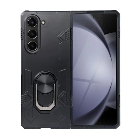 Armor Case Samsung Galaxy Z Fold 5 ütésálló szilikon/műanyag tok fekete