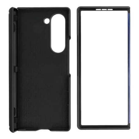 HCD2 Samsung Galaxy Z Fold 6 fekete hátlap és kameravédő tok