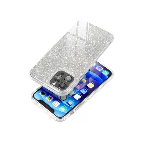 Forcell Shining tok - Xiaomi Redmi Note 14 Pro Plus 5G ezüst csillogó tok
