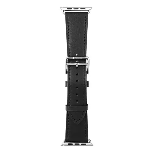 Forcell F-DESIGN FA20 Apple Watch 38mm/ 40mm/ 41mm ökobőr óraszíj fekete
