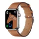 Forcell F-DESIGN FA20 Apple Watch 38mm/ 40mm/ 41mm ökobőr óraszíj barna