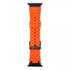 Forcell F-DESIGN FA06 Apple Watch 38mm/ 40mm/ 41mm szilikon óraszíj narancssárga