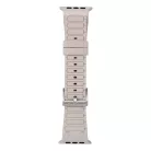 Forcell F-DESIGN FA06  Apple Watch 42mm/ 44mm/ 45mm/ 49mm szilikon óraszíj fehér