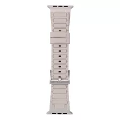   Forcell F-DESIGN FA06  Apple Watch 42mm/ 44mm/ 45mm/ 49mm szilikon óraszíj fehér